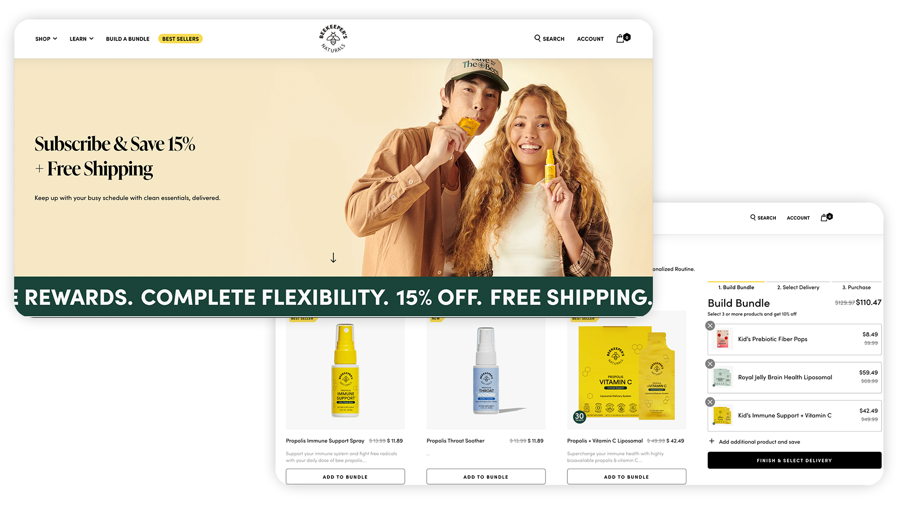 Beekeeper's Naturals subscribe and save LP