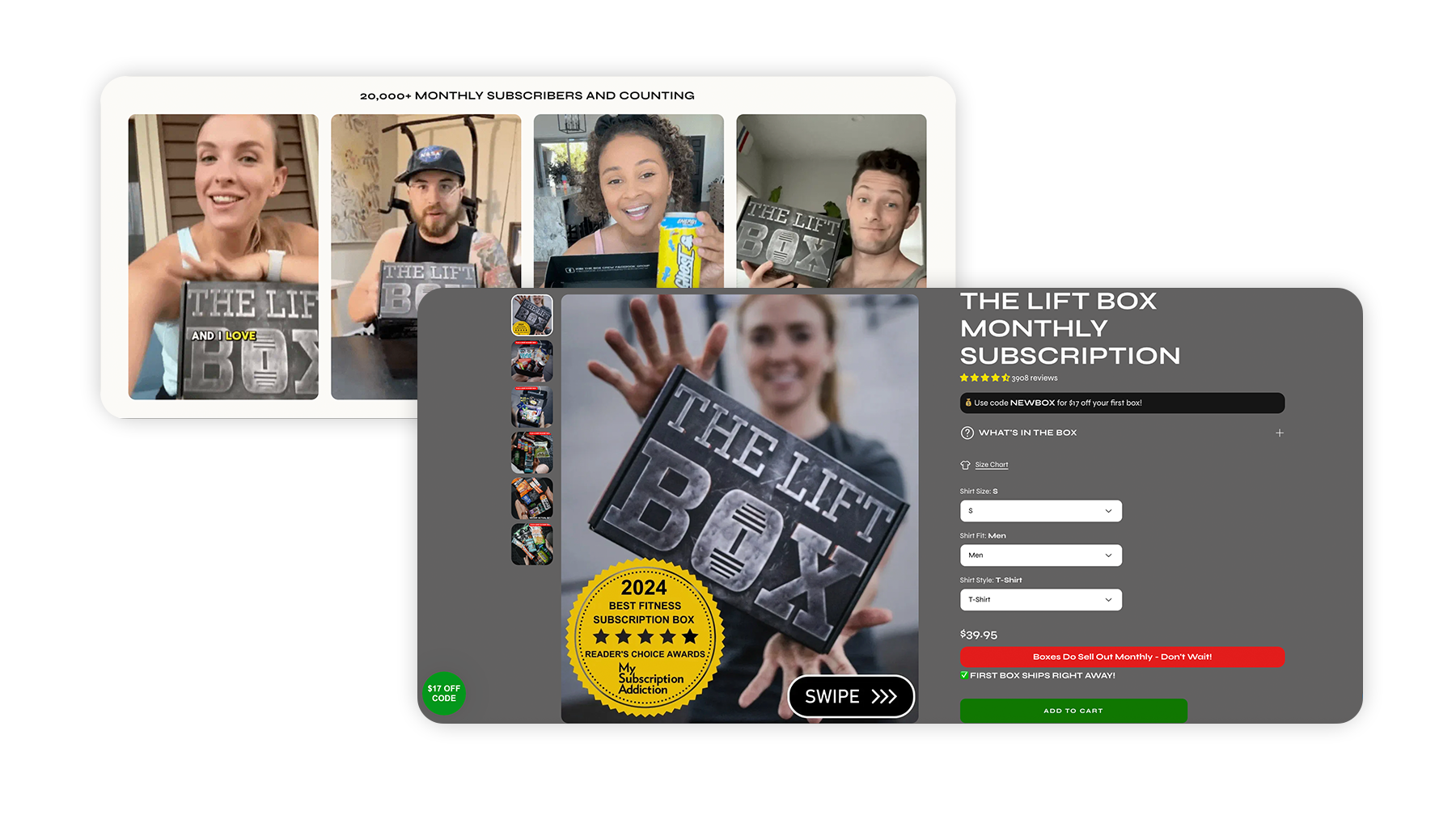 The Lift Box welcome offer