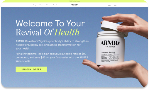 landing pages