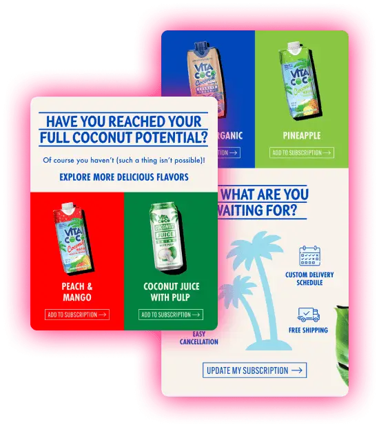 Vita Coco flavor objection email