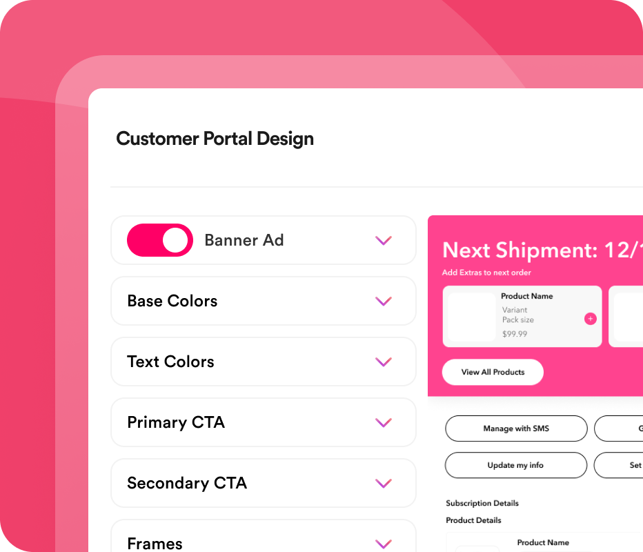 No-code branding throughout