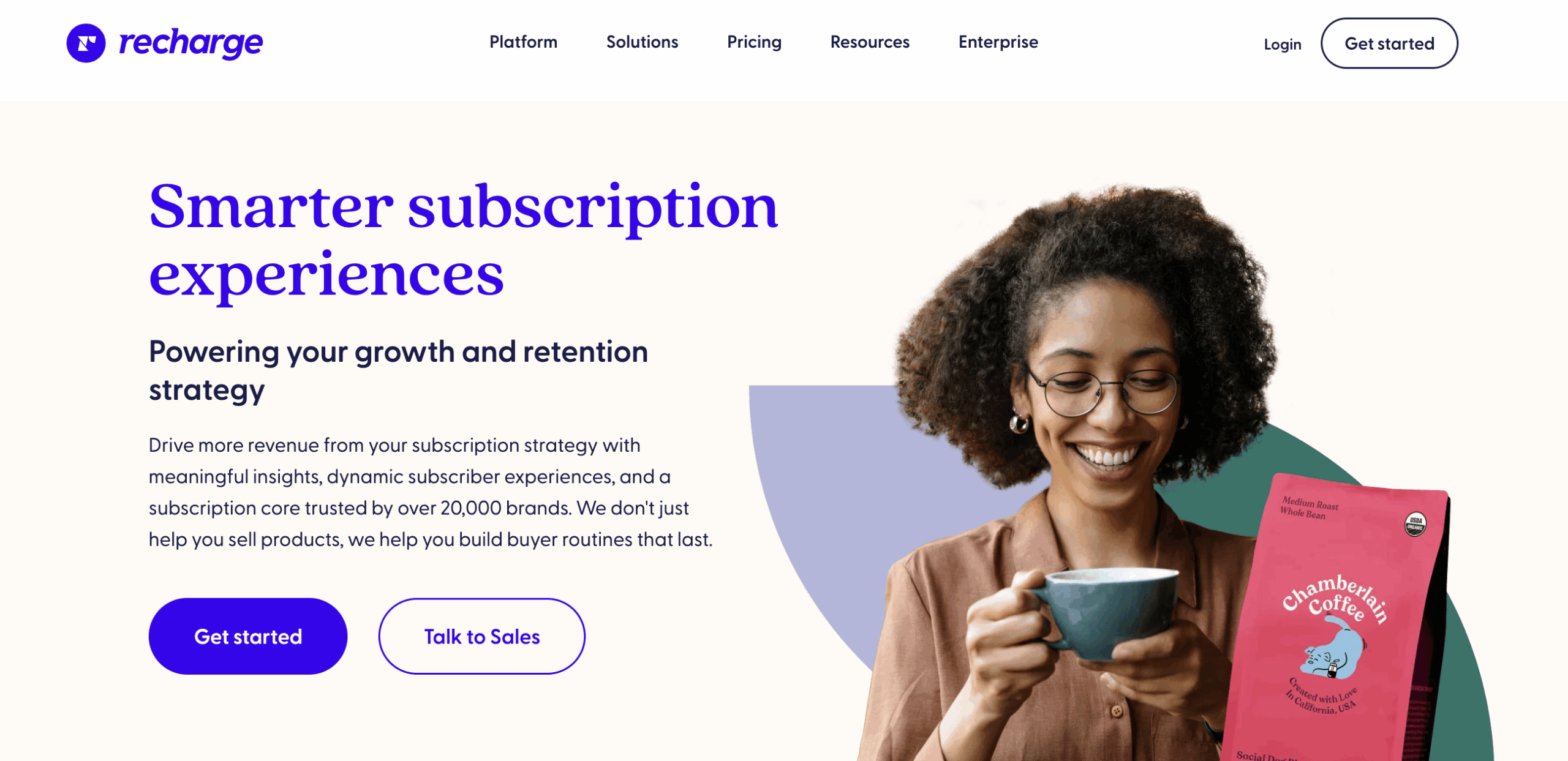 Recharge subscription management app