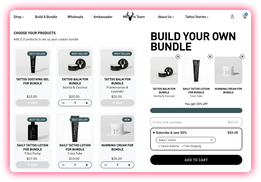 build your own bundle example