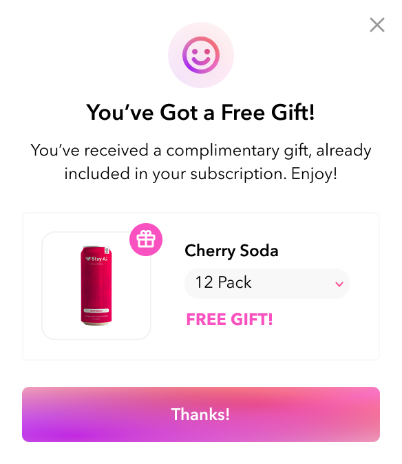 free gift on ExperienceEngine