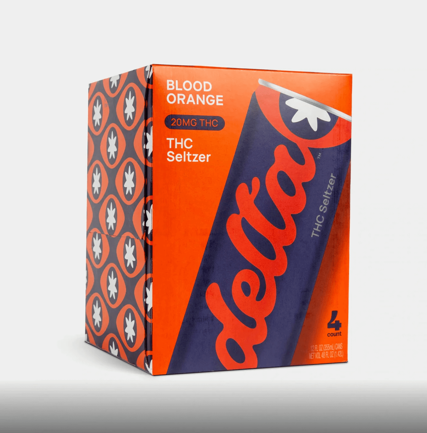 Delta THC seltzer blood orange
