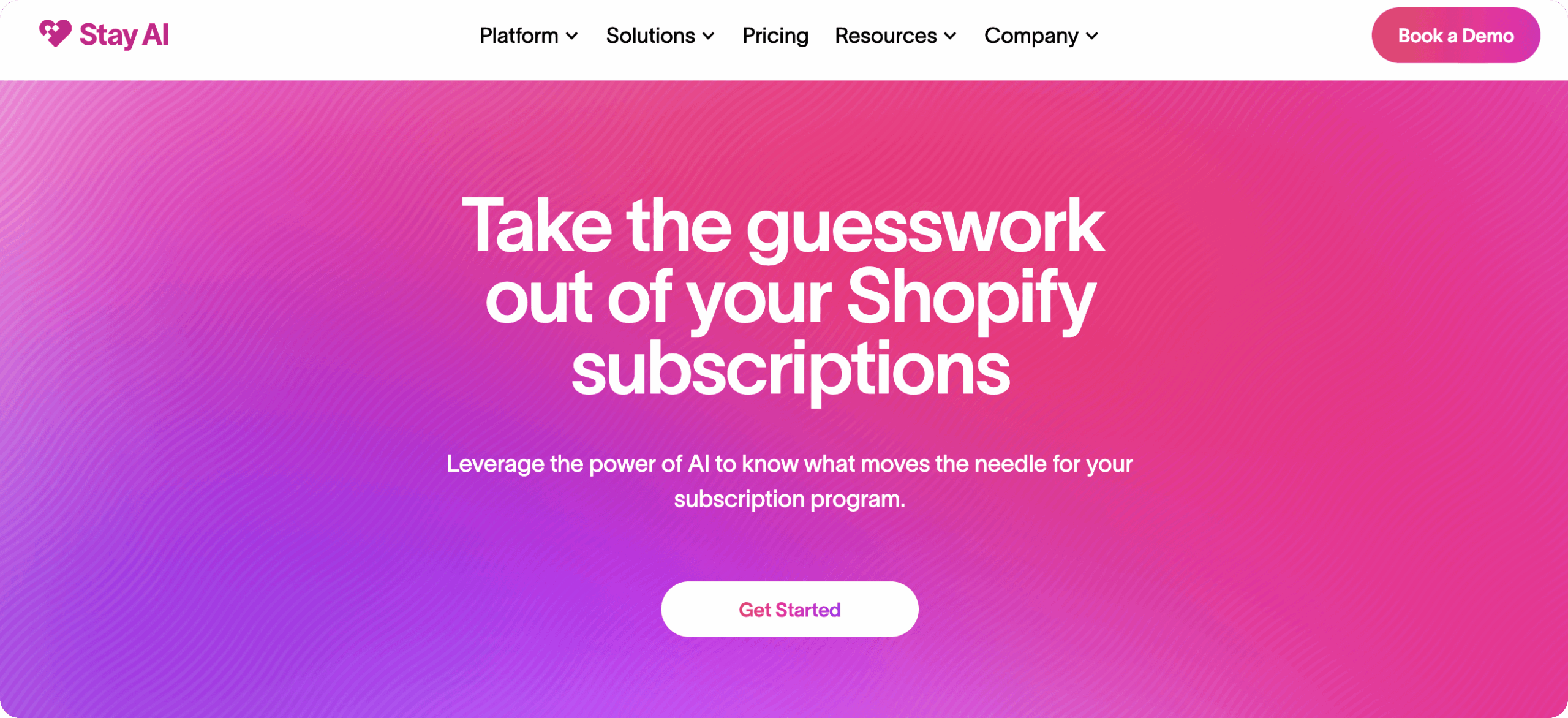 Stay AI top Shopify subscription app