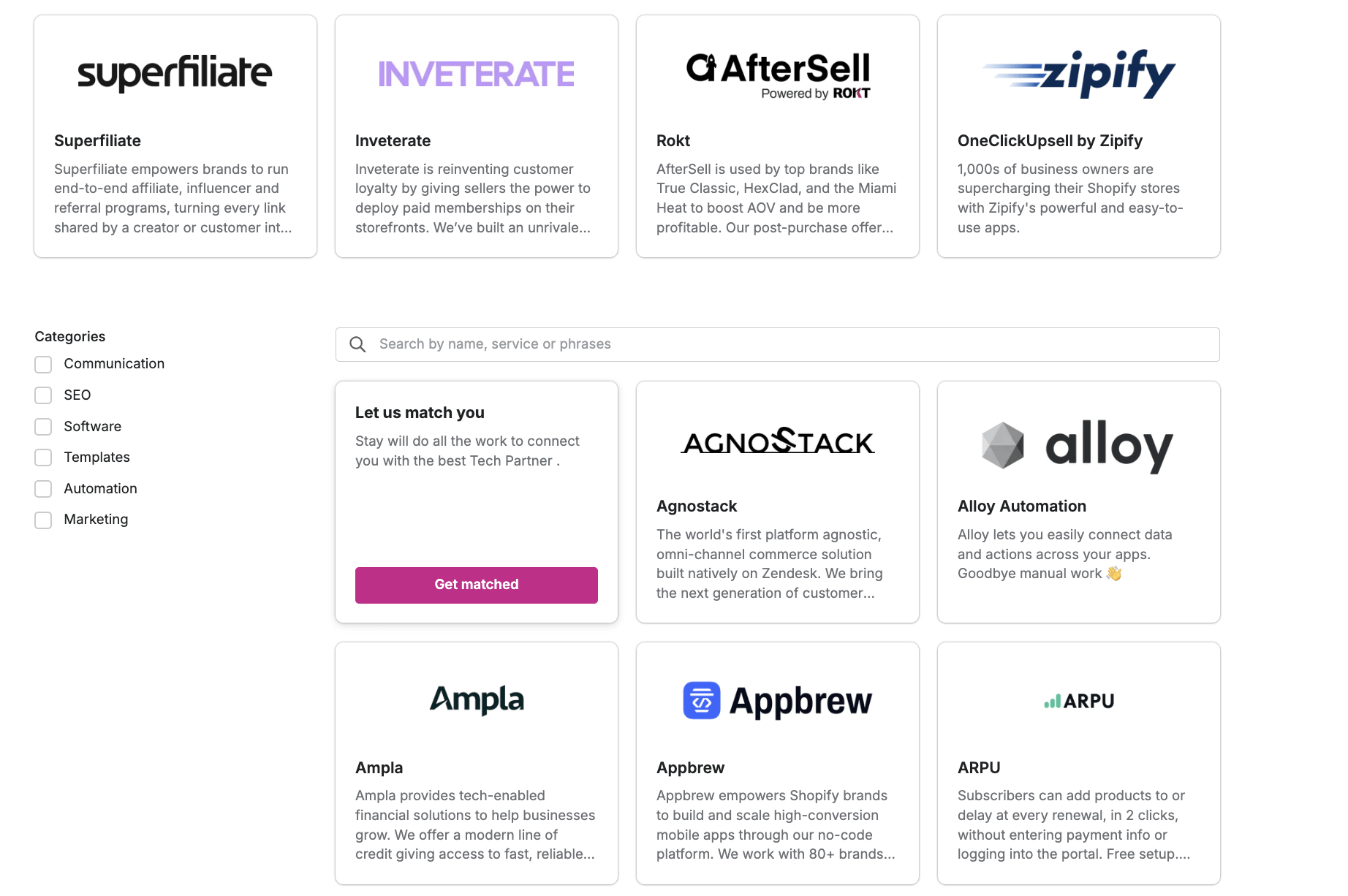 Stay AI Shopify subscription app integration partners