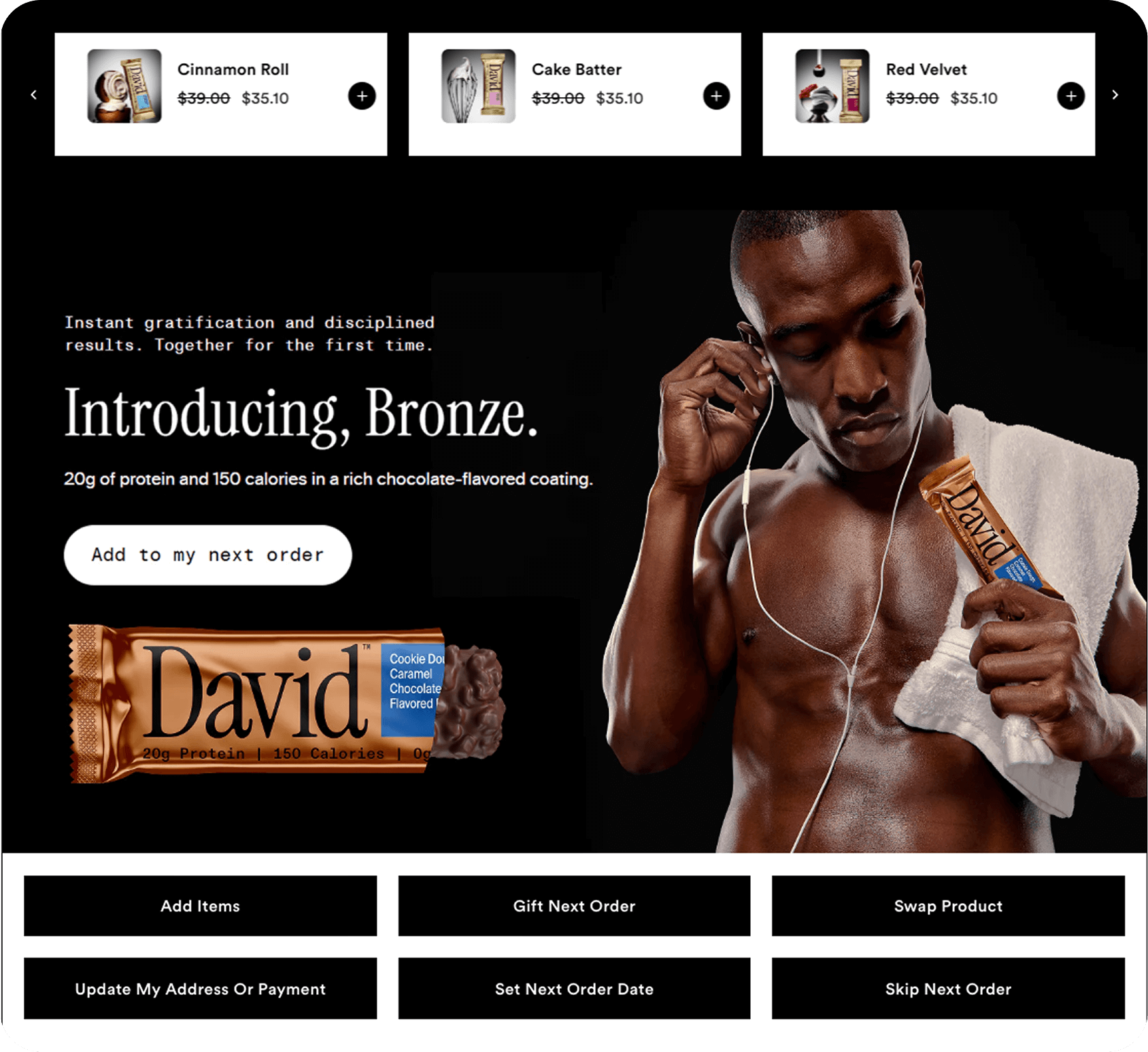 David Protein subscriber portal