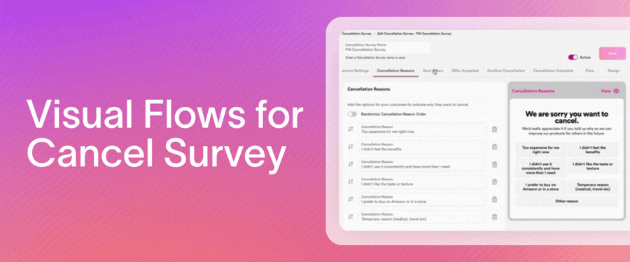 Cancel Flows product newsletter