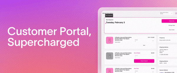 Customer Portal product newsletter